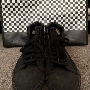 Vans Black High-Top Sneakers for Men